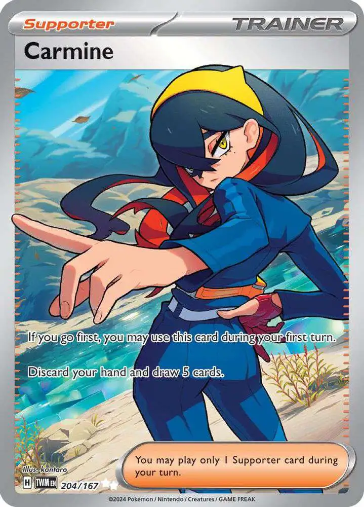 Pokemon Trading Card Game Twilight Masquerade Ultra Rare Carmine #204