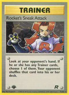 Pokemon Team Rocket Rare Rocket's Sneak Attack #72
