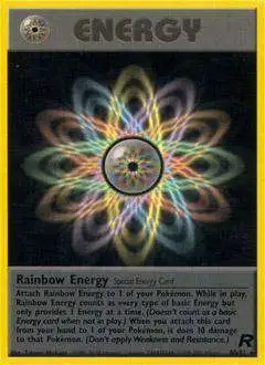 Pokemon Team Rocket Rare Rainbow Energy #80 [Moderately Played]