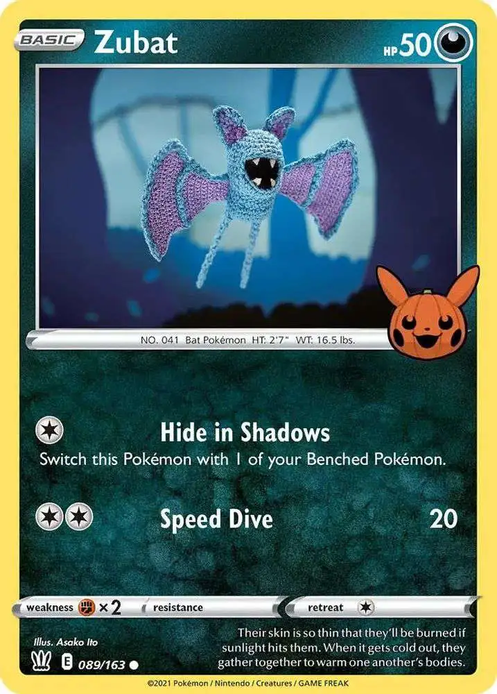 Pokemon Trading Card Game Trick or Trade 2022 Promo Zubat #89
