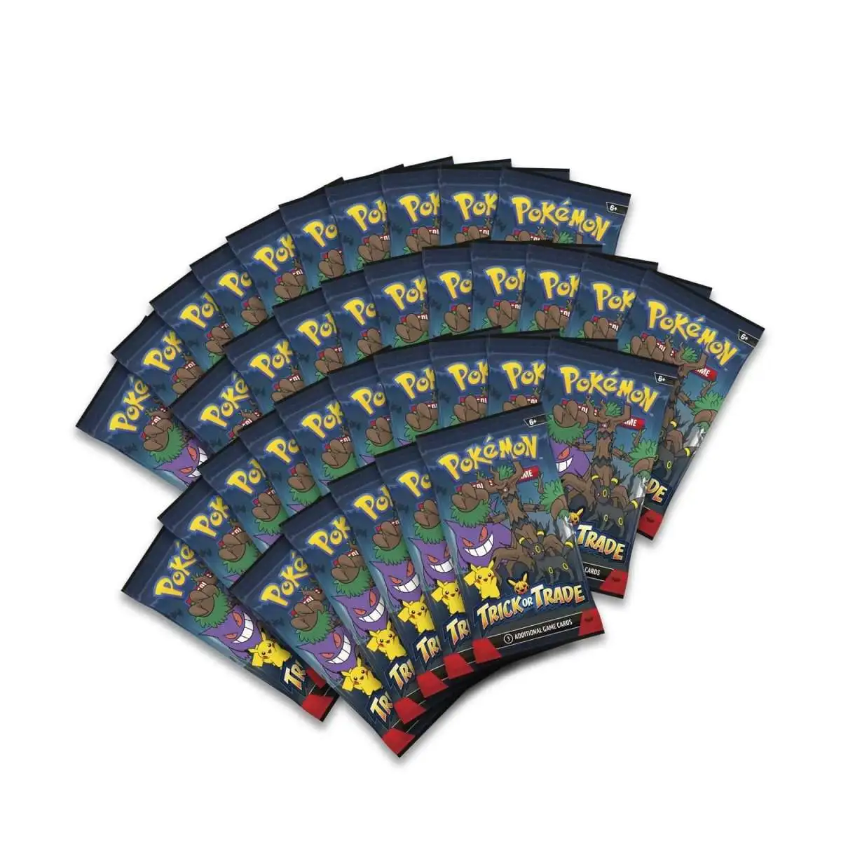 Pokemon 2024 Halloween Trick or Trade BOOster Bundle 35 Packs, 3 Cards