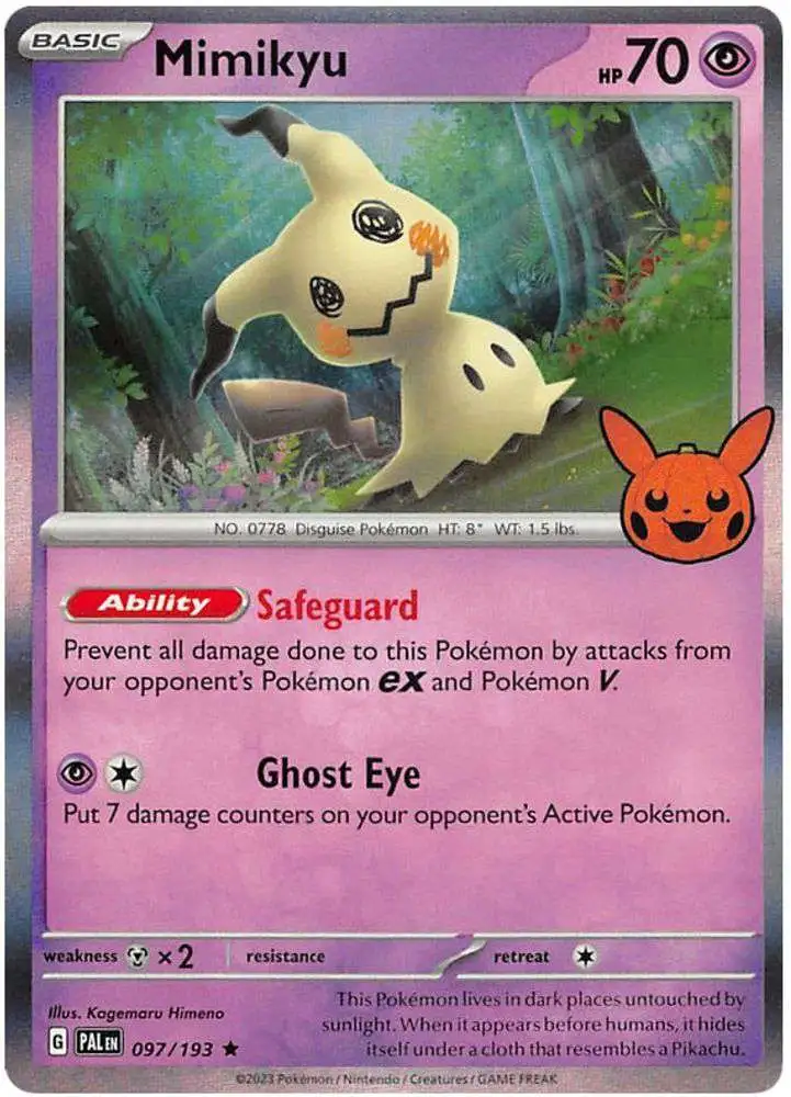 Pokemon Trading Card Game Trick or Trade 2023 Single Card Rare Mimikyu 97 -  ToyWiz