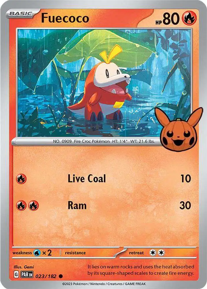 Pokemon Trading Card Game Trick or Trade 2024 Single Card Common Fuecoco 23 - ToyWiz Pokemon Trading Card Game Trick or Trade 2024 Single Card Common Fuecoco 23 - ToyWiz