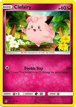 Pokemon Trading Card Game Sun & Moon Unbroken Bonds Common Clefairy #132