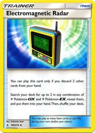 Pokemon Trading Card Game Sun & Moon Unbroken Bonds Uncommon Electromagnetic Radar #169