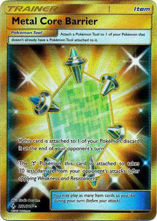 Pokemon Trading Card Game Sun & Moon Unbroken Bonds Secret Rare Metal Core Barrier #232