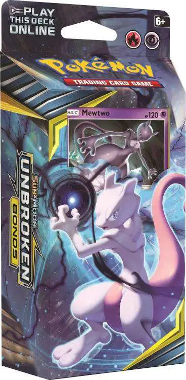 Pokemon Sun & Moon Unbroken Bonds Battle Mind Theme Deck [Mewtwo]