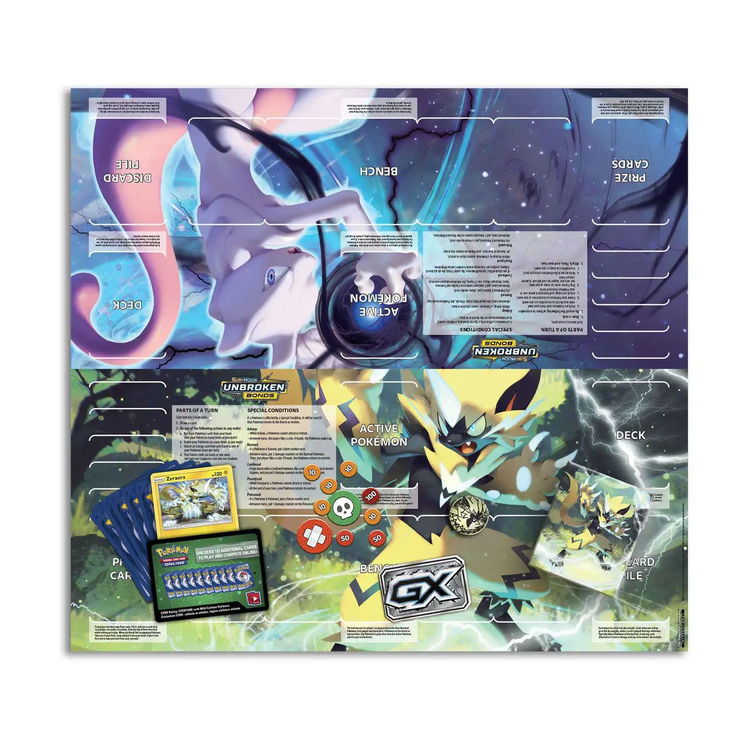 Pokémon Sun & Moon Unbroken Bonds Theme Deck Zeraora BRAND NEW 