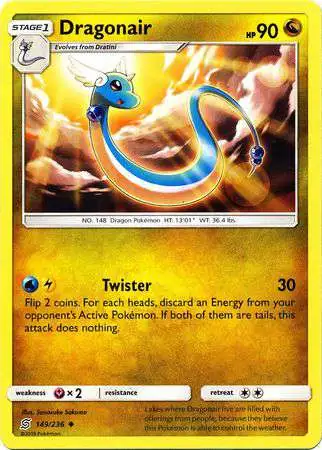 Pokemon Trading Card Game Sun & Moon Unified Minds Uncommon Dragonair #149