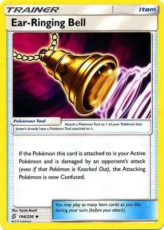 Pokemon Trading Card Game Sun & Moon Unified Minds Uncommon Ear-Ringing Bell #194