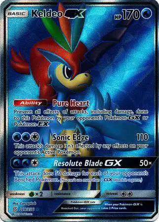 Pokemon Trading Card Game Sun & Moon Unified Minds Ultra Rare Keldeo GX #219