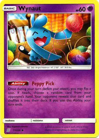 Pokemon Trading Card Game Sun & Moon Unified Minds Uncommon Wynaut #77