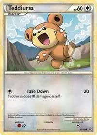 Pokemon HeartGold & Soulsilver Unleashed Common Teddiursa #65
