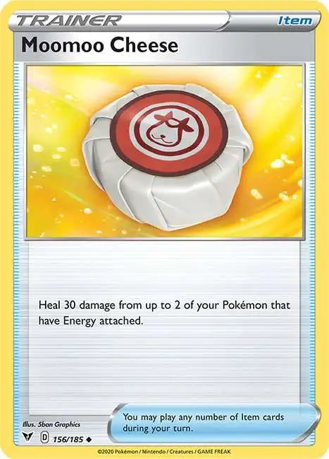 Pokemon Trading Card Game Sword & Shield Vivid Voltage Uncommon Moomoo Cheese #156