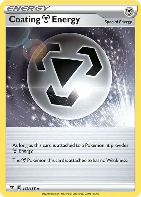 Pokemon Trading Card Game Sword Shield Vivid Voltage Single Card Uncommon  Coating Metal Energy 163 - ToyWiz