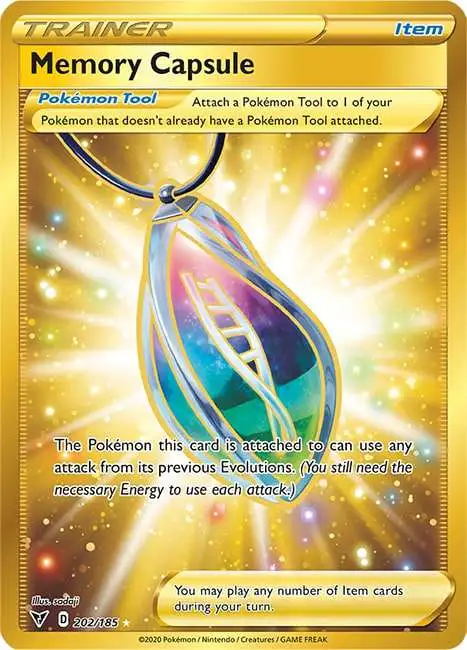 Pokemon Trading Card Game Sword & Shield Vivid Voltage Secret Rare Memory Capsule #202