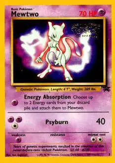 Pokemon Promo Cards WotC Promo Mewtwo #3
