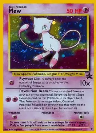 Pokemon Promo Cards WotC Promo Mew #9 [Lightly Played]
