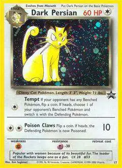 Pokemon Promo Cards WotC Promo Dark Persian #17