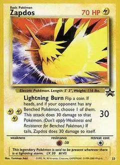 Pokemon Promo Cards WotC Promo Zapdos #23