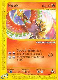 Pokemon Promo Cards WotC Promo Ho-oh #52 [Moderately Played]