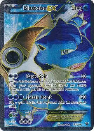 Pokemon Trading Card Game XY Base Set Ultra Rare Blastoise EX #142