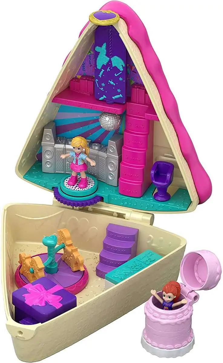 Polly Pocket Micro Birthday Cake Bash Playset Damaged