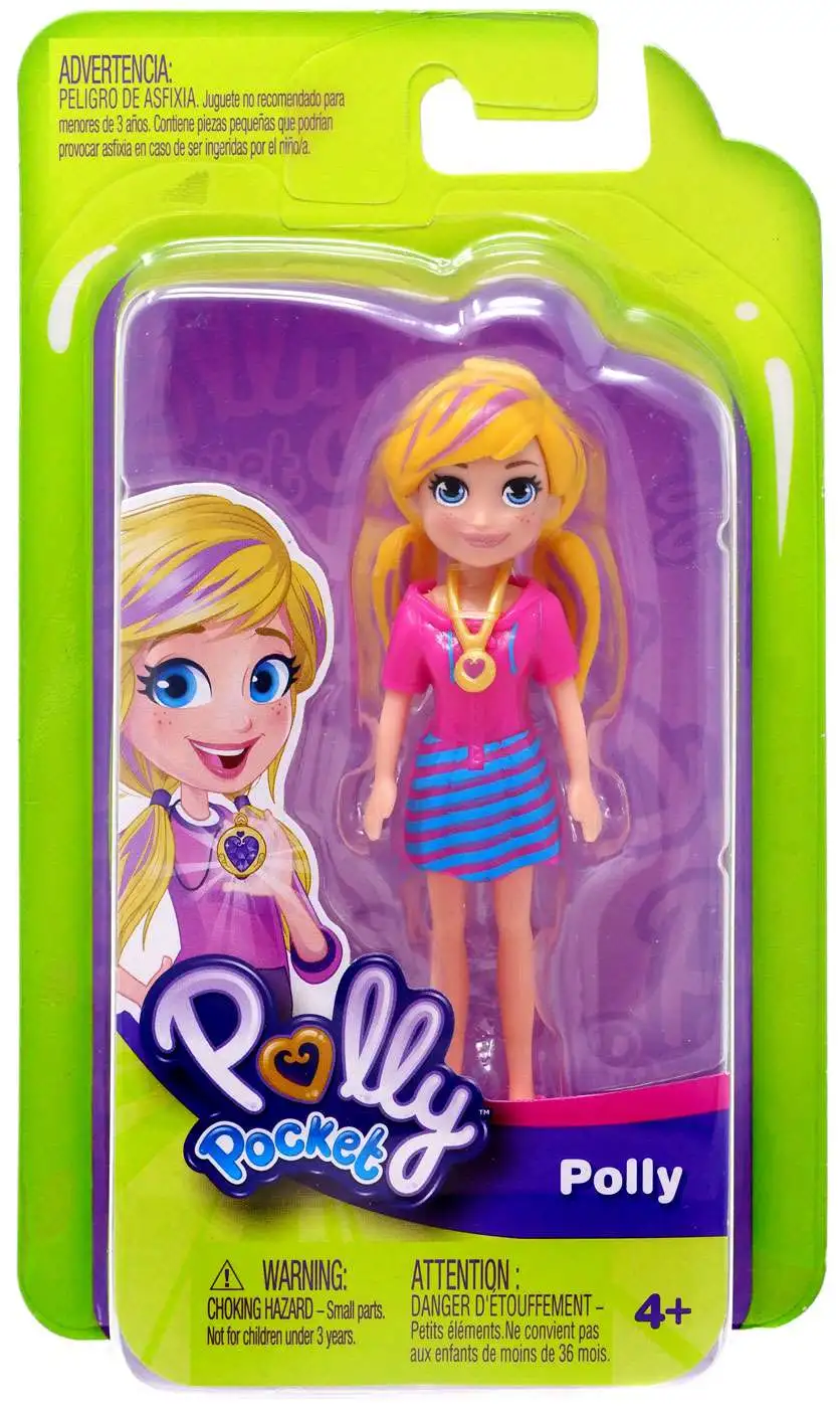 Polly Pocket Polly Mini Figure [Pink & Blue]