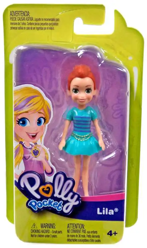 Polly Pocket Trendy Outfit Lila Mini Figure [Green Skirt]