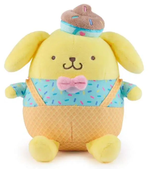 Sanrio Hello Kitty Pompompurin Ice Cream 6-Inch Plush