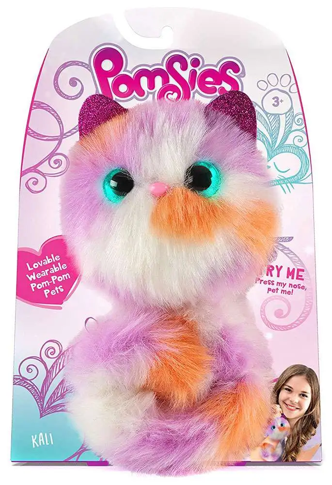 Pomsies Snowball Interactive Wearable Plush Pom Pom Pets by Sky Rocket 