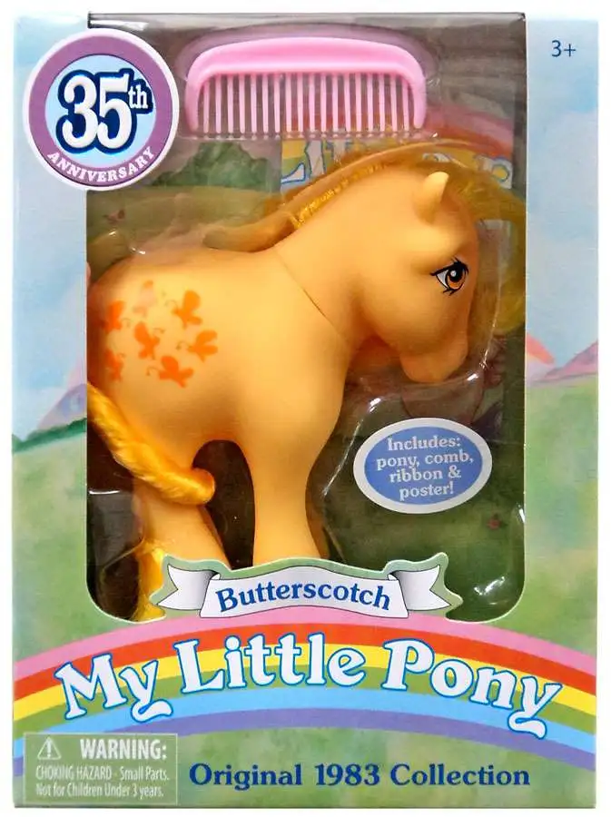 My Little Pony 35th Anniversary Original 1983 Collection MLP Figure Butterscotch