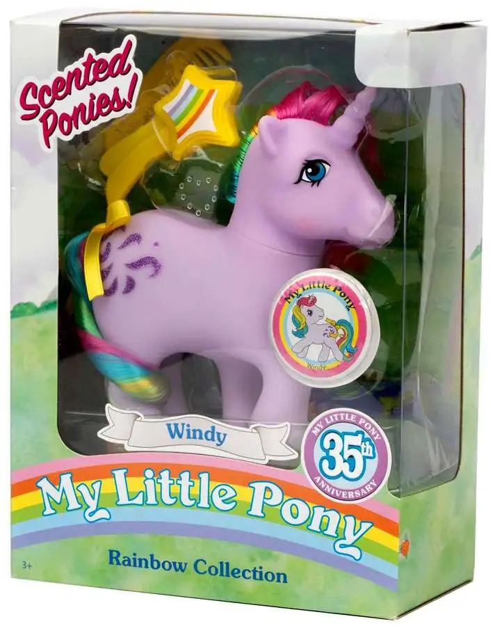 My Little Pony 35th Anniversary Rainbow Collection Scented Ponies Windy ...