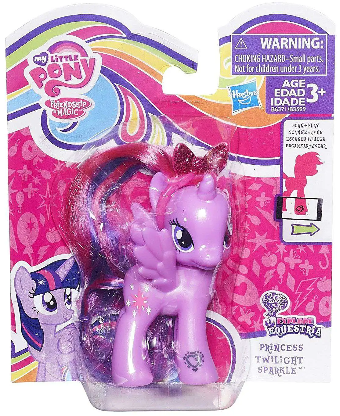 My Little Pony Explore Equestria 3" Toy Figure Twilight Sparkle New No Package 