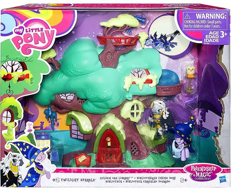 NEW My Little Pony Twilight Sparkle Golden Oak Library Playset Hasbro 