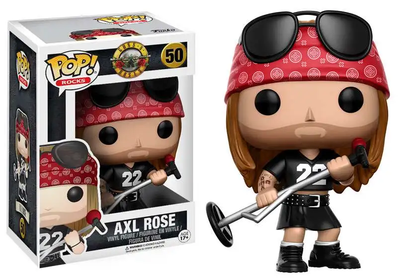 Axl Rose Guns N Roses POP Rocks #50 Vinyl Figur Funko 
