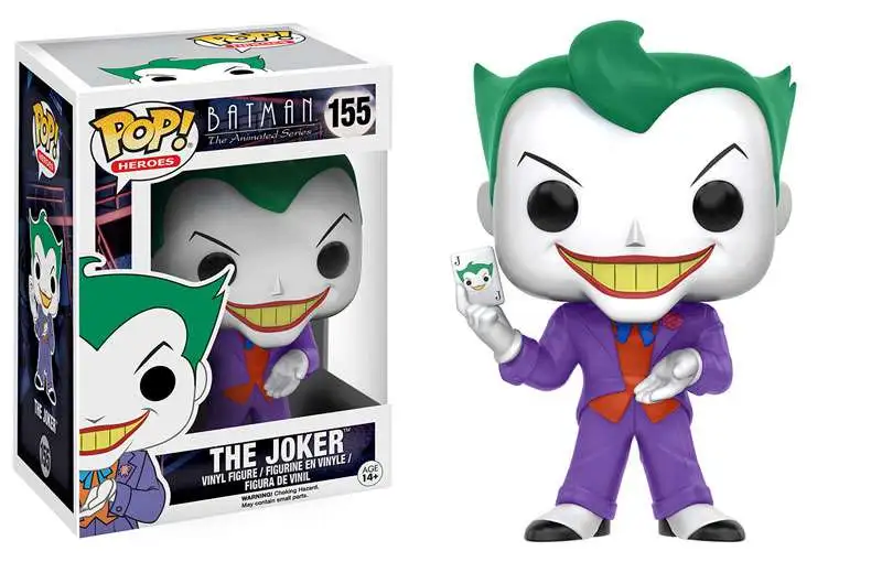 Funko Batman The Animated Series POP Heroes The Joker Vinyl Figure 155 The Animated  Series - ToyWiz