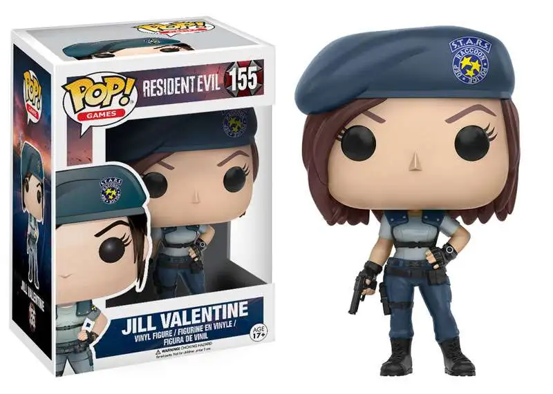 Funko Resident Evil POP Games Jill Valentine Vinyl Figure 155