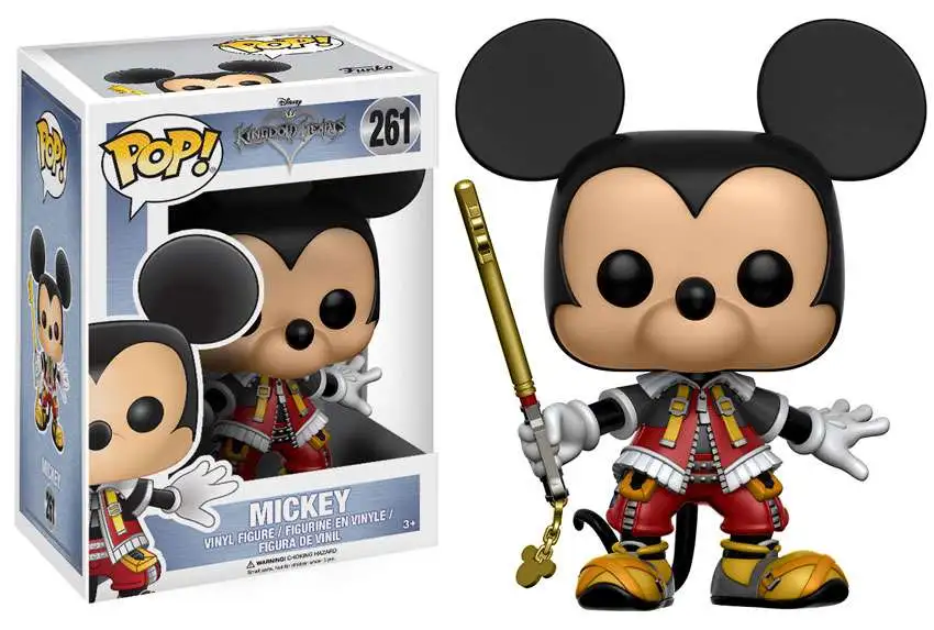 Disney #261 Vinyl Figur Funko Mickey Mouse Kingdom Hearts POP 