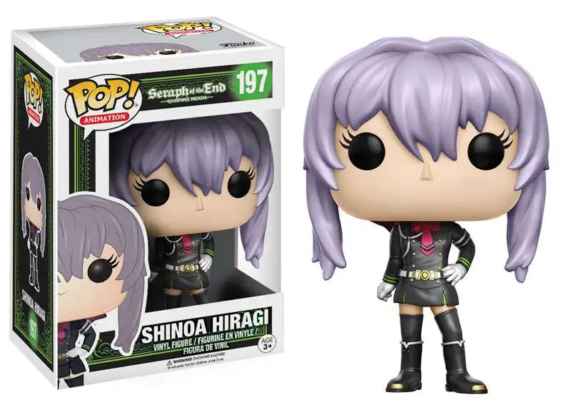 Funko Seraph of the End POP! Animation Shinoa Hiragi Vinyl Figure #197 [Damaged Package]