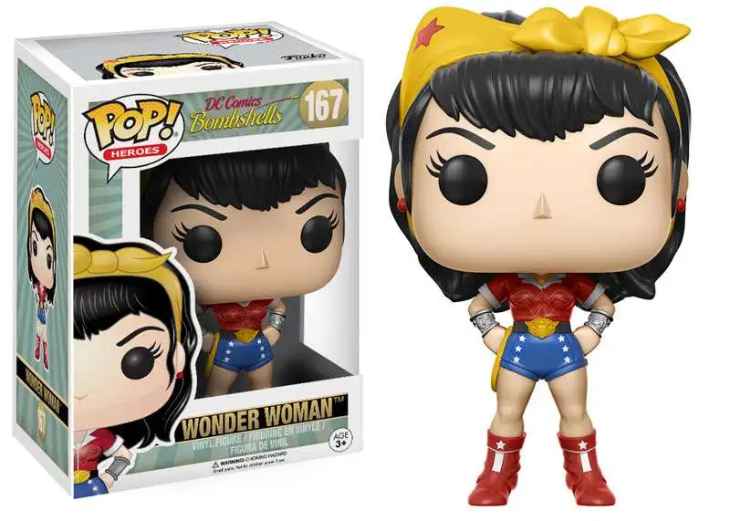 Funko DC Bombshells POP! Heroes Wonder Woman Vinyl Figure #167 [Regular Version]