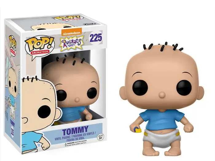 Funko Nickelodeon Rugrats POP! Animation Tommy Vinyl Figure #225 [Blue Shirt, Regular Version, Damaged Package]