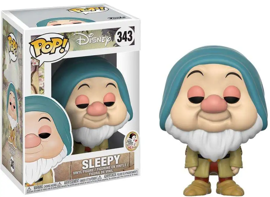 Sleepy Collectible Figure w/Protector Snow White Funko Pop Disney 