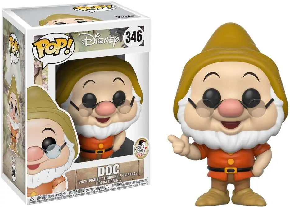 Snow White & The Seven Dwarfs Disney Funko Pop Dopey Chase #340 New In Box 