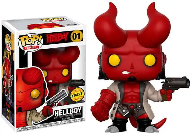 Funko POP! Comics Hellboy Vinyl Figure #01 [With Horns, Chase Version]