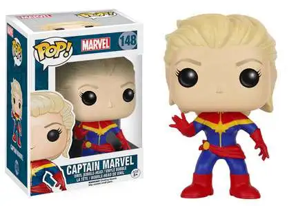 Funko POP! Marvel Captain Marvel Vinyl Bobble Head #148 [Damaged Package]