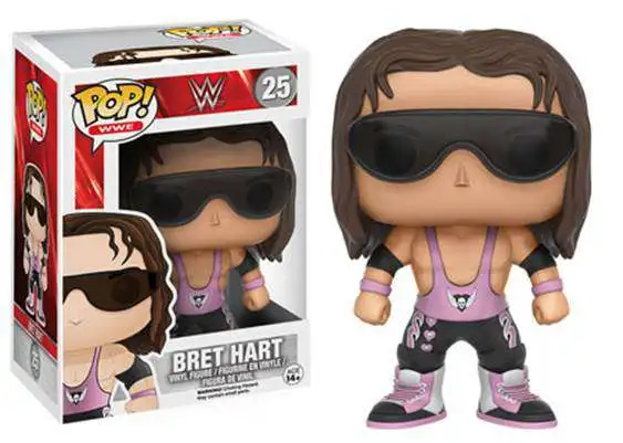 Funko WWE Wrestling POP! WWE Bret Hart Vinyl Figure #25 [Damaged Package]