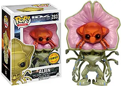 Funko Independence Day POP! Movies Alien Vinyl Figure #283 [Open Face, Chase Version, Damaged Package]