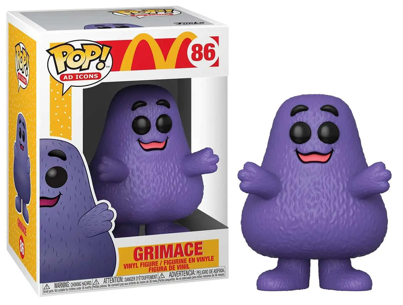 Funko McDonald's POP! Ad Icons Grimace Vinyl Figure #86 [Damaged Package]