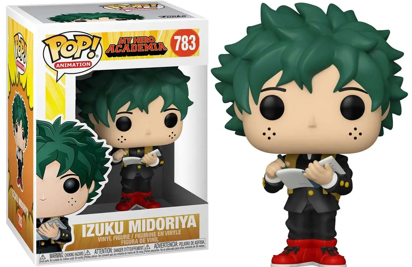 Funko My Hero Academia POP! Animation Deku Vinyl Figure #783 [Middle School Uniform, Damaged Package]
